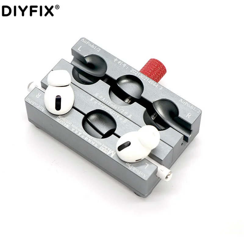 Крепление MaAnt P1 для ремонта аккумулятора наушников AirPods G1 G2 Pro с открытой крышкой |