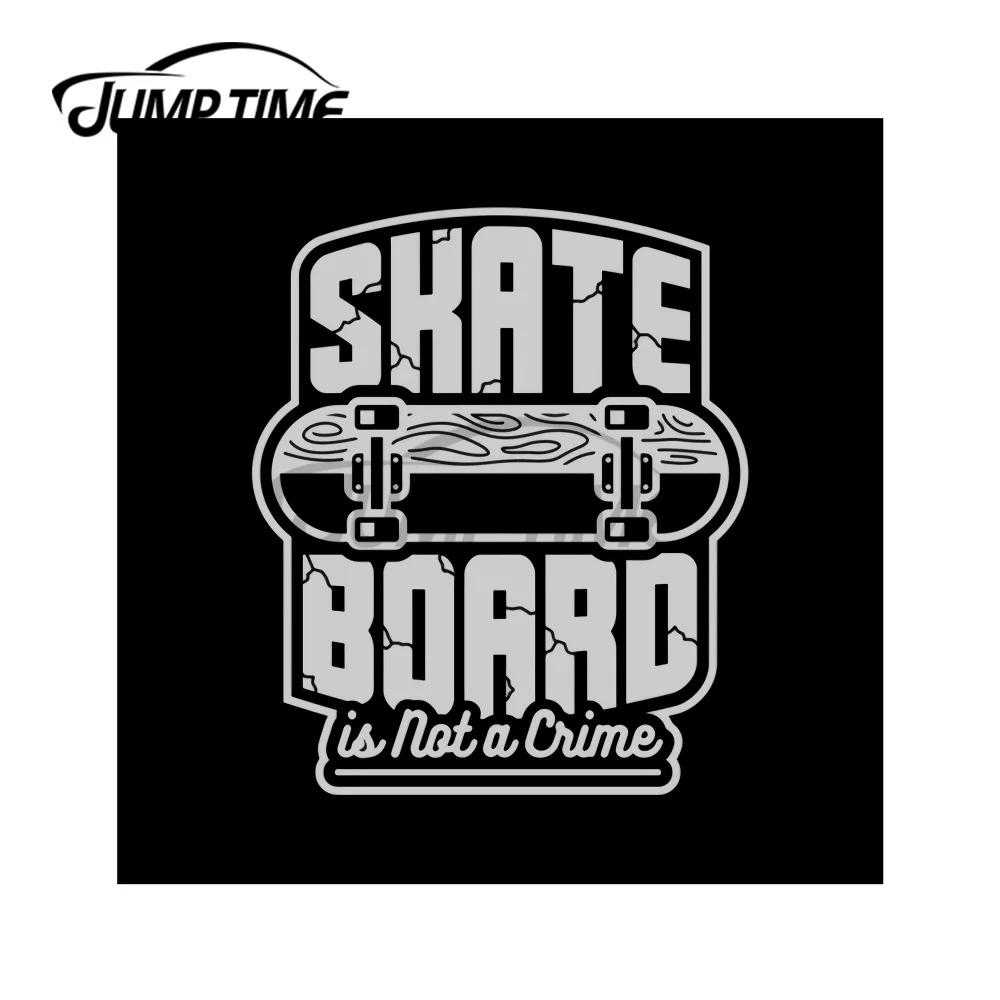 JumpTime 13x11,3 см для катания на коньках-это не преступник, автомобильная наклейка-бампер, индивидуальное украшение «сделай сам», с защитой от царапин, водонепроницаемое украшение