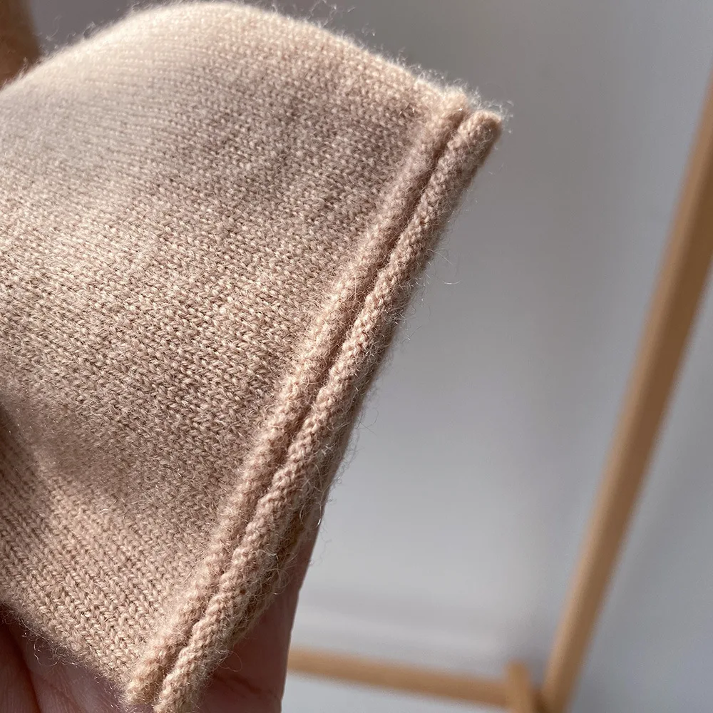 

Women Cashmere Knitted Sweater Half Turtleneck Long Sleeve Slim Knitwear Bottoming Pullover Tops Letters Hollow Out Jumpers