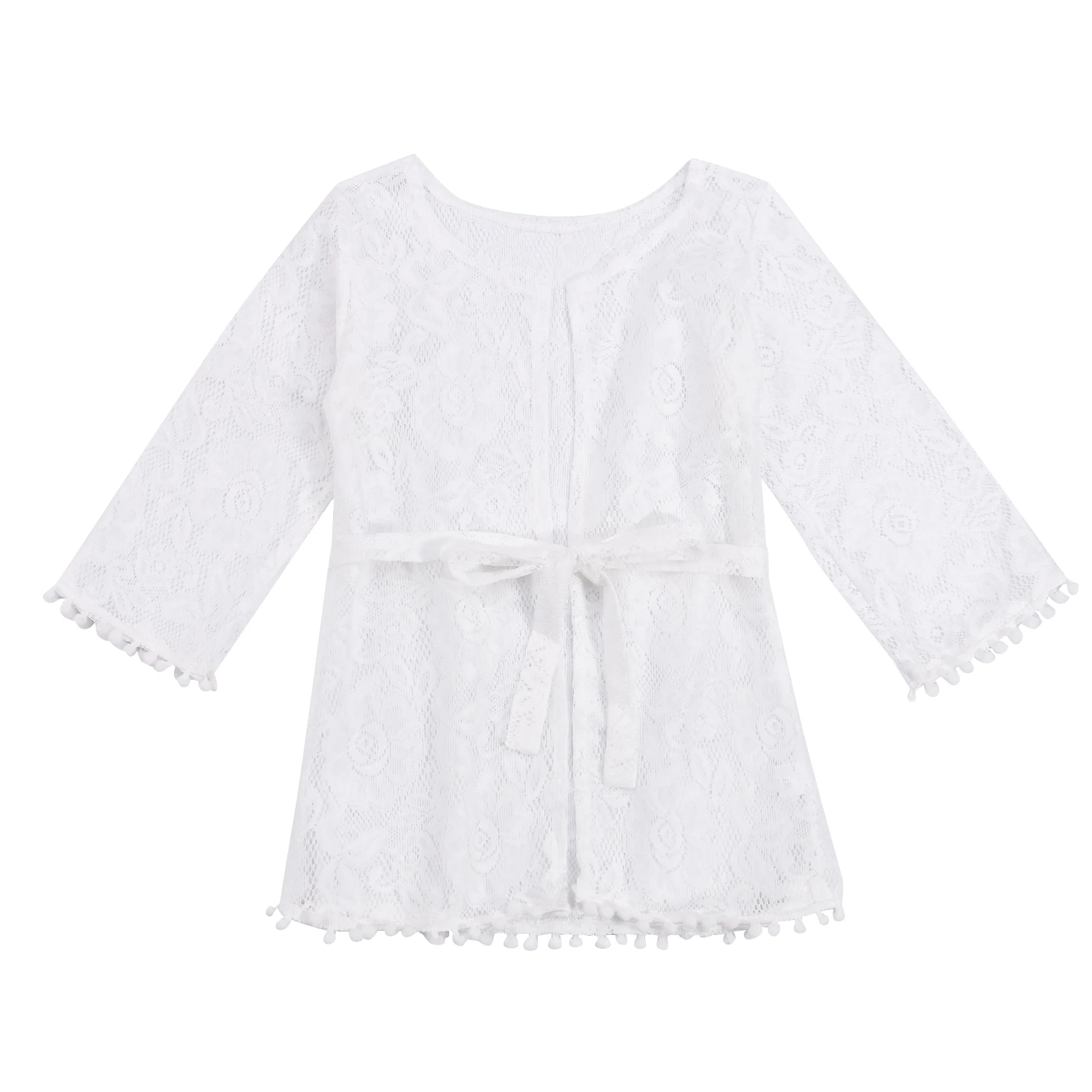 2021 От 0 до 5 лет красивое детское кружевное пальто для девочек летнее платье с