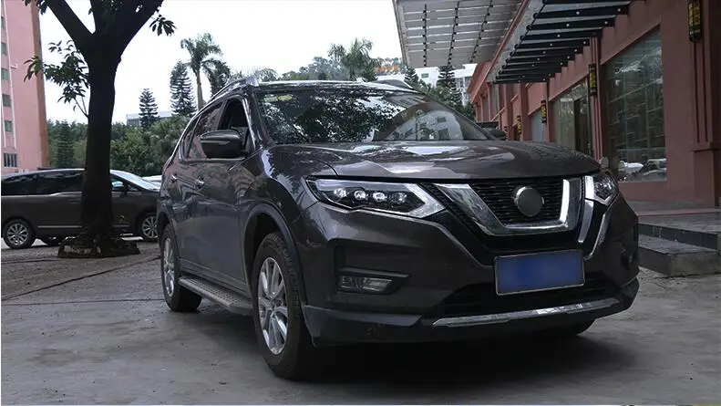 2 шт.~ 2019y автомобильный bupmer головной светильник для Nissan X-Trail головной светильник Rogue X Trail xtrail автомобильные аксессуары светодиодный фонарь X-Trail налобный фонарь