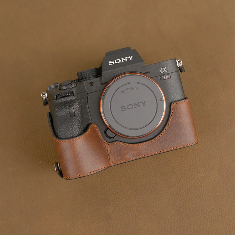 Чехол из натуральной воловьей кожи для камеры SONY A7R4 A7RM4 A7RIV A9M2 A7S3 | Электроника