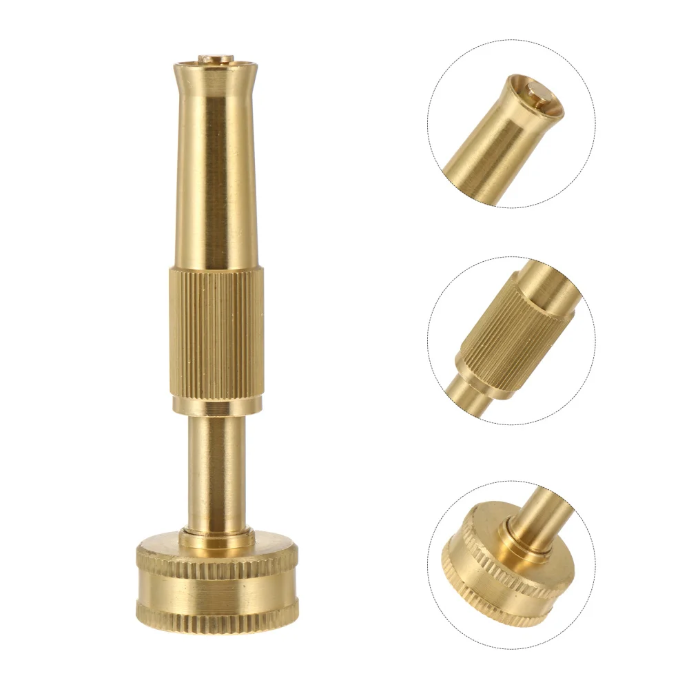 

3/4 inch Adjustable Hose Nozzle Brass Greenhouse Watering Equipment Sprayer