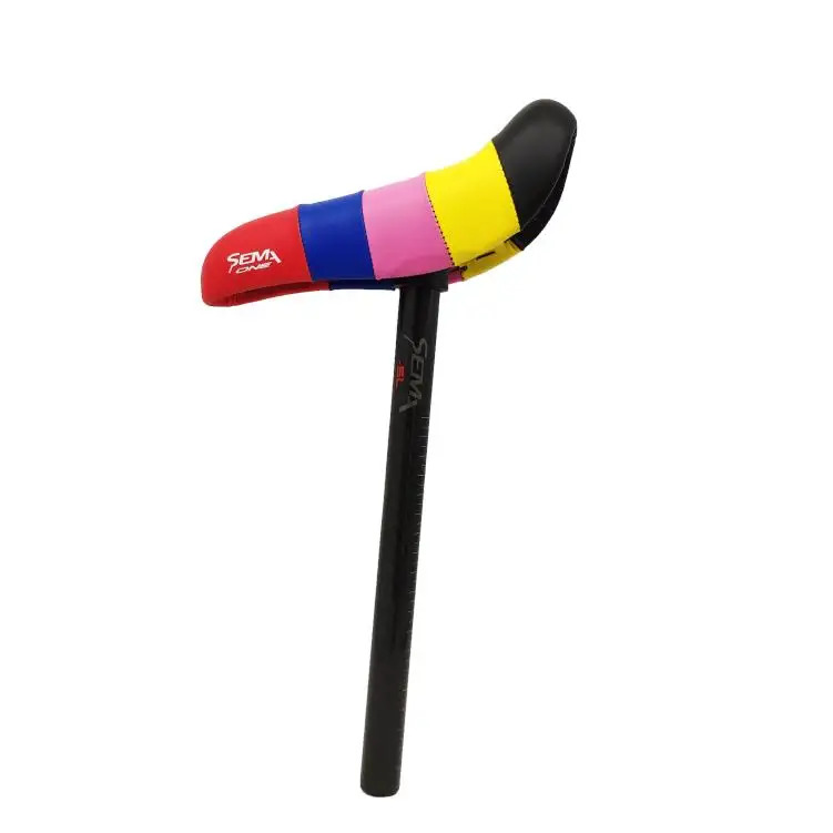 Straight SP colorful Велосипедное цветное седло и карбоновый Подседельный штырь SEMA один 160 г беговел/стридеры/толкатель специальный дизайн больше подходит для детей - Цвет: Straight SP colorful