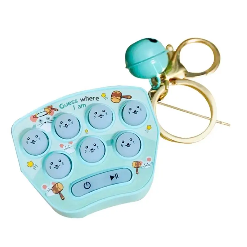 

Mini Console Game Machine Children's Handheld Nostalgic Portable Mini Hamster Game Machine Console Keychain Toys Backpack Decor