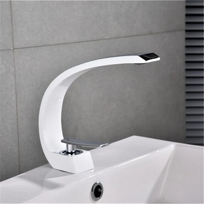 

Orange Basin Faucets Modern Bathroom Mixer Tap Brass Washbasin Faucet