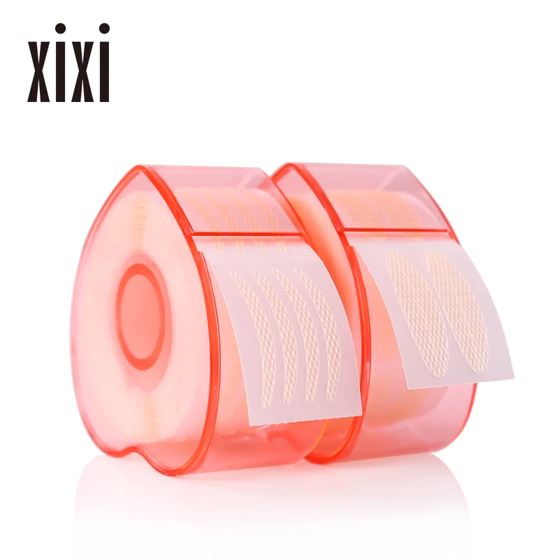 02 L design XiXi двойная паста для век 1200 шт. лента для век прозрачная самоклеящаяся бесплатные инструменты внутри Водонепроницаемая долговечная - Цвет: 02 L design