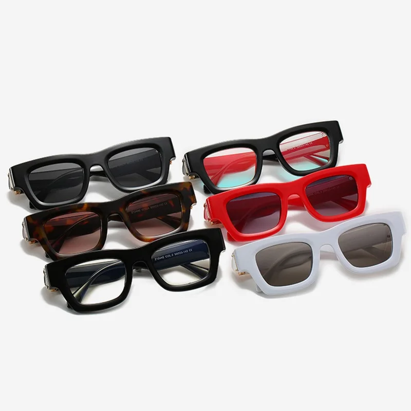 Роскошные брендовые Квадратные Солнцезащитные очки женские винтажные в стиле