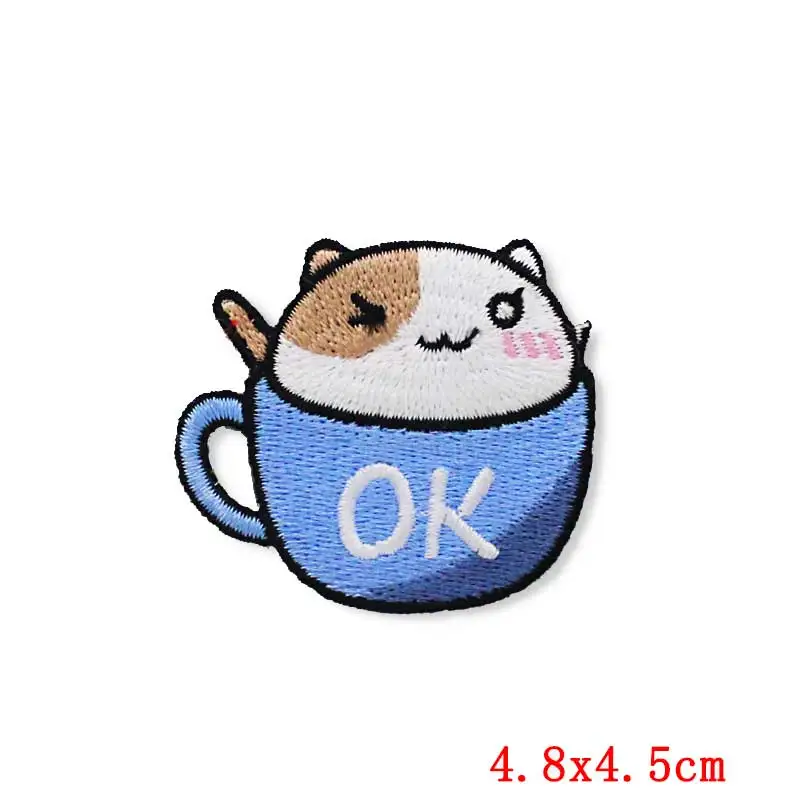 Нашивки с мультяшными животными DIY вышитые нашивки Львом для одежды железные на