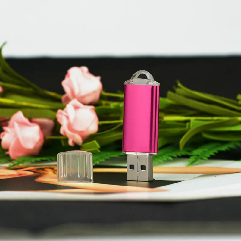 Металлический USB флеш накопитель с логотипом 32 ГБ 16 8 4 Гб|USB флэш-накопители| |