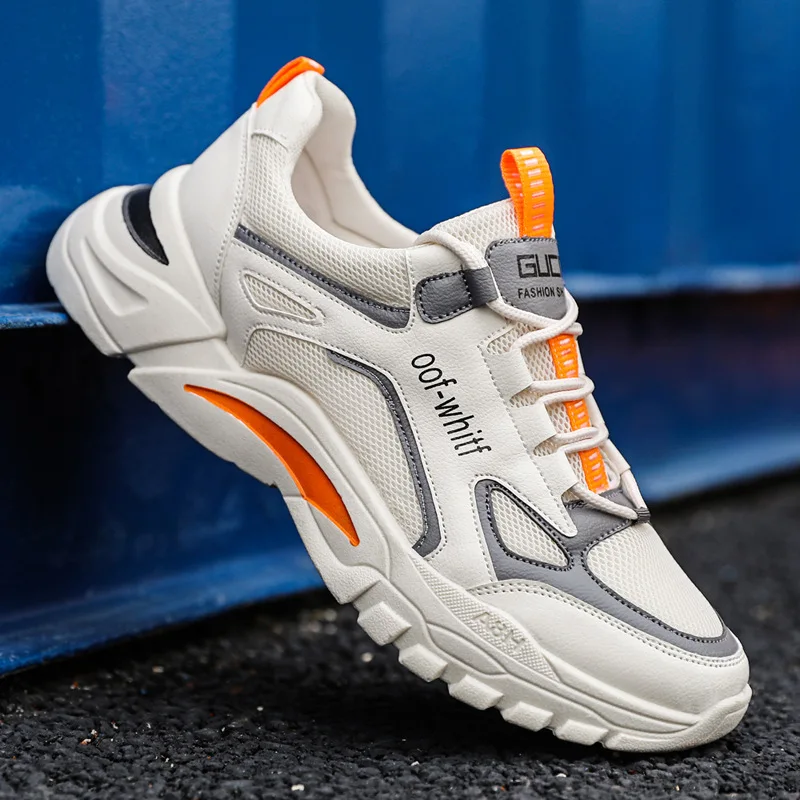 

Men's Running Shoes Man Sneaker 2021 New Men's Breathable Mesh Shoes Men's Increased Daddy Shoes Men's Casual Sports Shoes Men