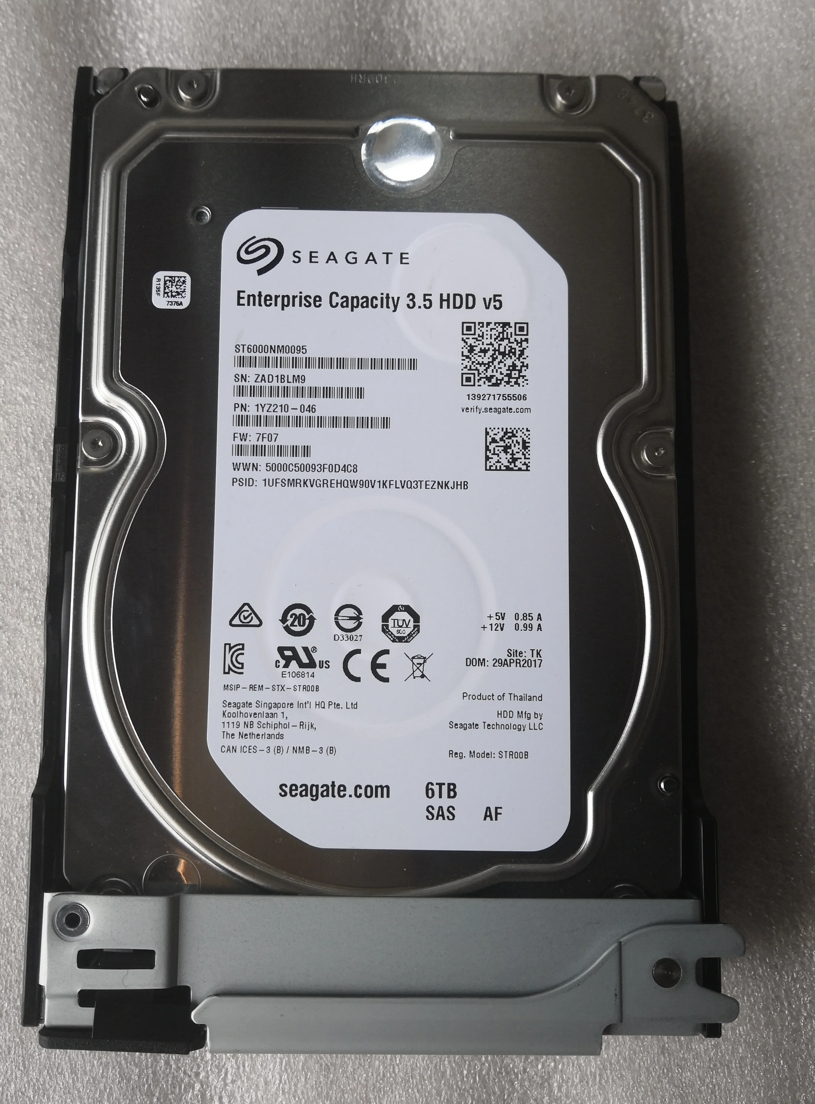 

Жесткий диск 5560116-A VSP G1000 HP XP7 6 ТБ 7,2 K SAS 12G