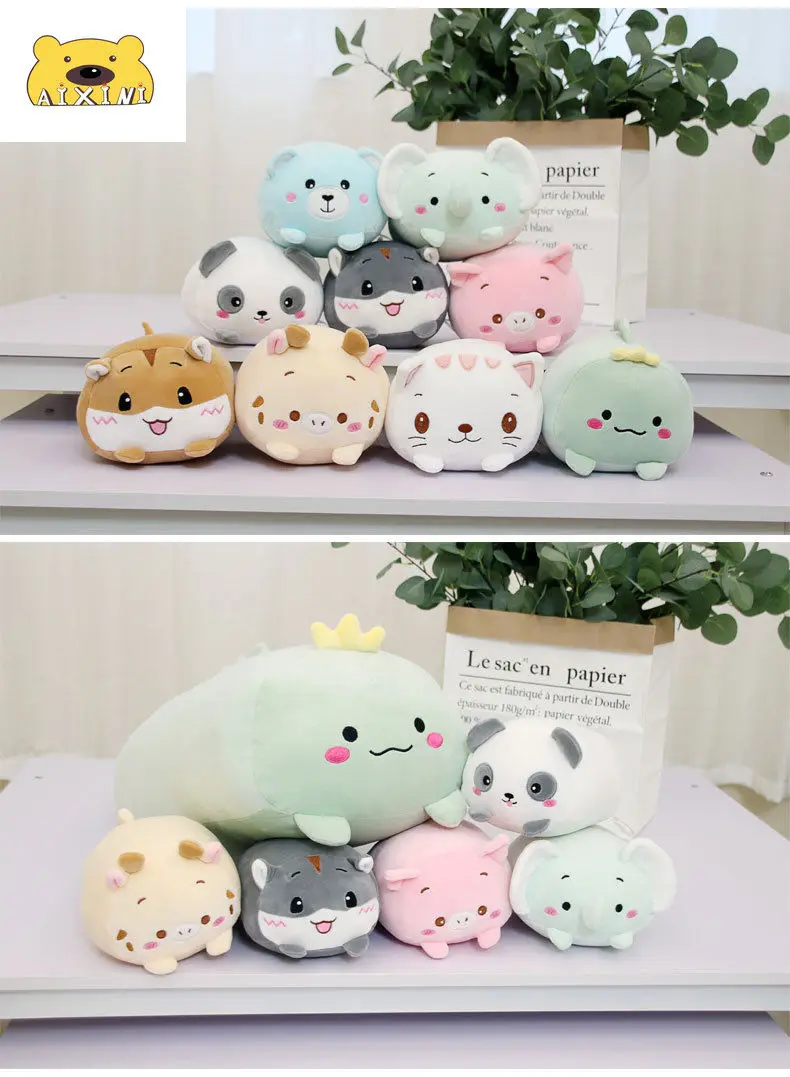 Мягкая игрушка динозавра 90 см длинная плюшевая подушка для хомяка Kawaii Pig Panda
