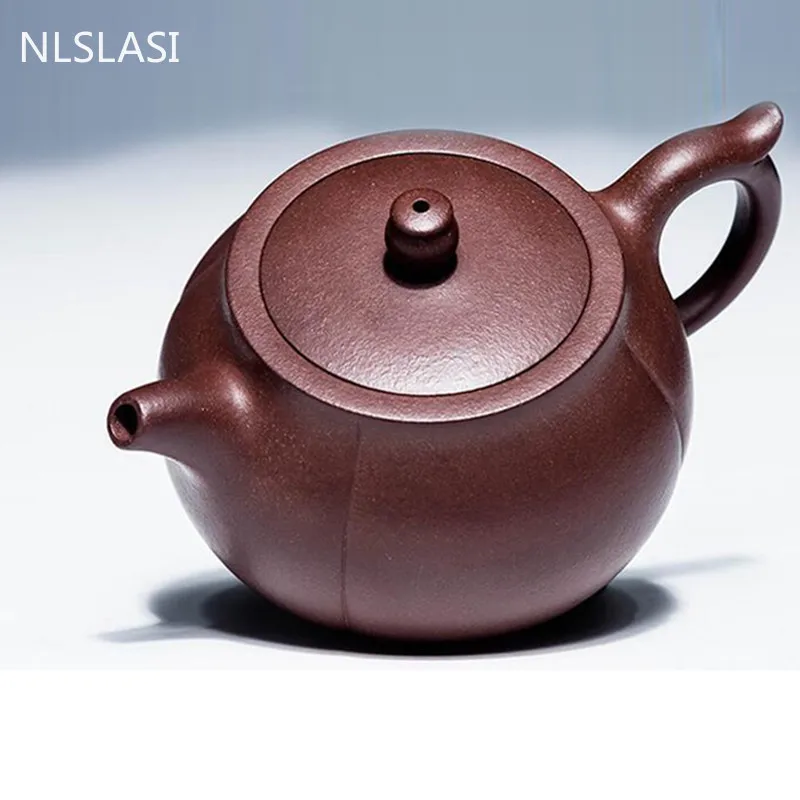 235cc фиолетовый песок глина Исин Чайник Китайский чайный набор камень вышитый