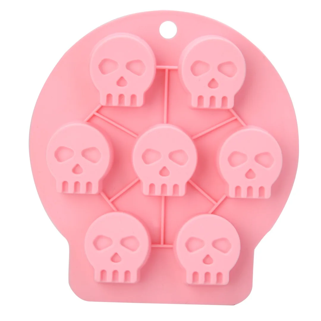 Силиконовая форма в виде ведьмы/летучей мыши/призрака/черепа на Хэллоуин формы