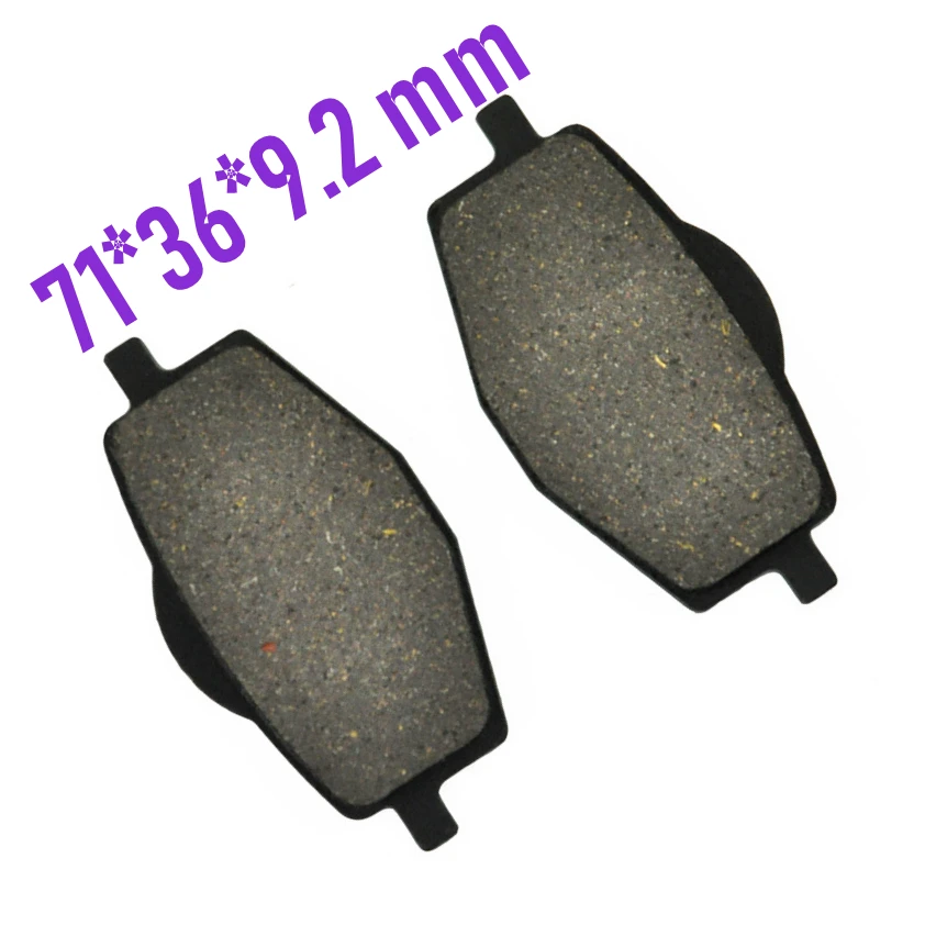 Передние тормозные колодки для мотоцикла Yamaha XT350 Serow 225 XT225 85-95 TTR225 99-02 XC125 96-03 TT600 87-92 RT180 95-00 YBR125 05-06