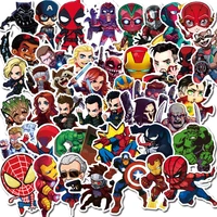 100pcs marvel the avengers hero stickers cartoon anime mobile phone computer water cup luggage waterproof graffiti stickers