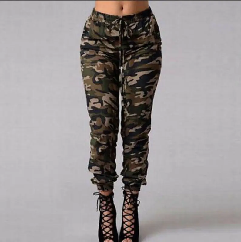 

Women Camouflage Pants Camo Trousers Casual Hip-hop Military Army Combat Female Fashion Streetwear