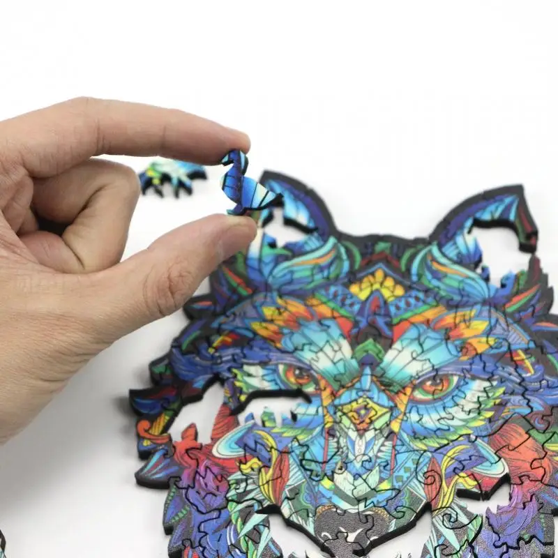 Распродажа деревянные пазлы для взрослых уникальной формы игрушки детей лучший