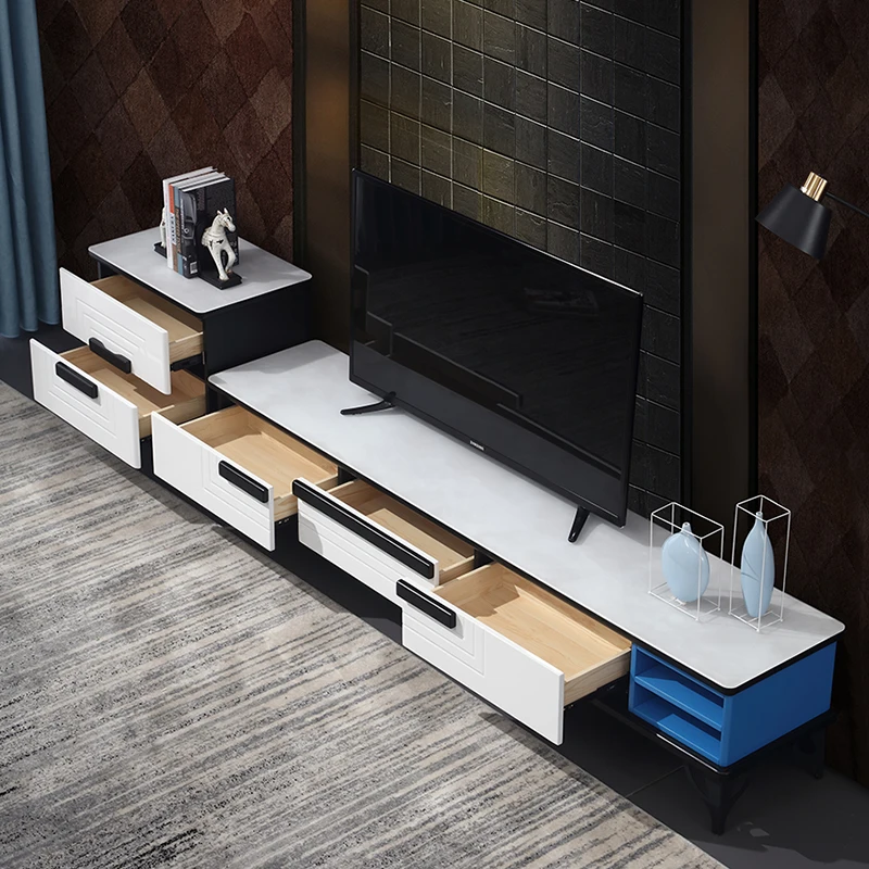 Подставка для телевизора Современная Гостиная + кофейный столик боковой шкаф