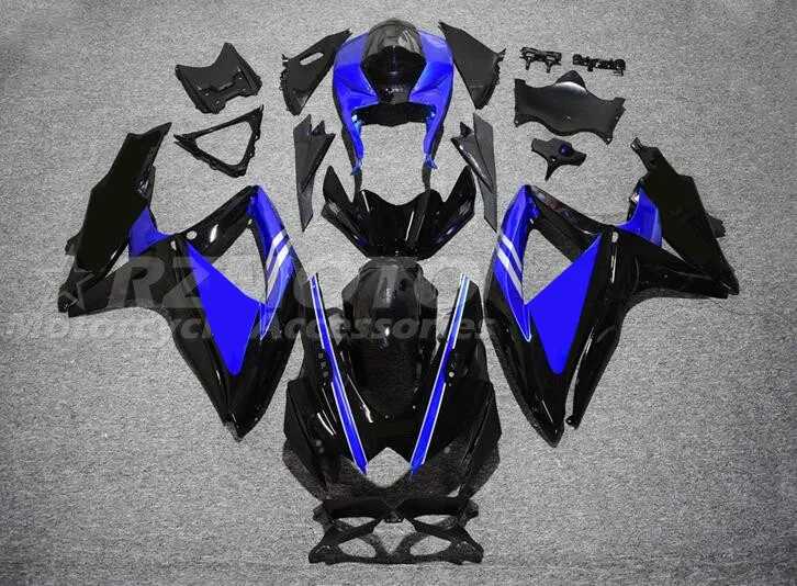 

New ABS Whole Fairings kit Fit for Suzuki GSX-R 600 750 K8 2008 2009 2010 08 09 10 Custom Free black blue