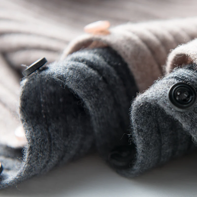 

Early Spring Cashmere Sweater V-Neck 100% Wool Knitted Cardigan Female 2020 New Style Was Thin and Fashionable Wild Sweater Coat