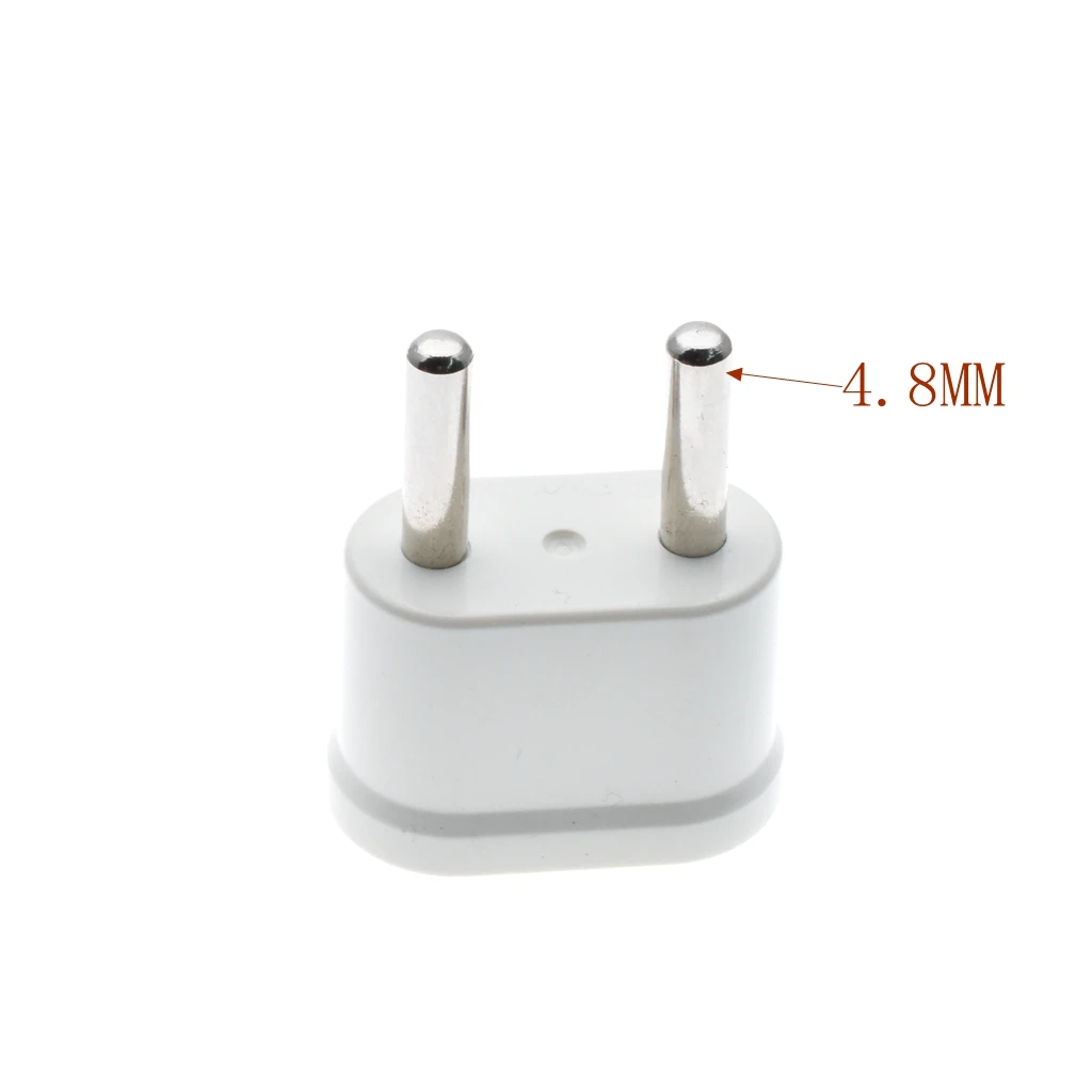 4 8 мм США ЕС евро Европа зарядное устройство Schuko переходник конвертер розетка