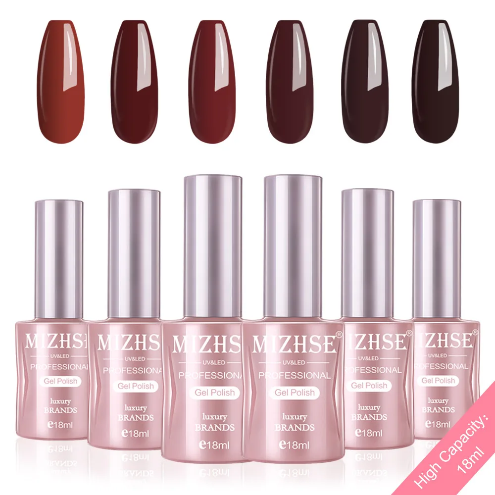 P36 MIZHSE набор гель-лака UV Vernis Полупостоянный Гель-лак лаковое гелевое покрытие для ногтей Отмачивание Чистый Цвет Гель-лак Подарочная коробка салонные наконечники - Цвет: P36