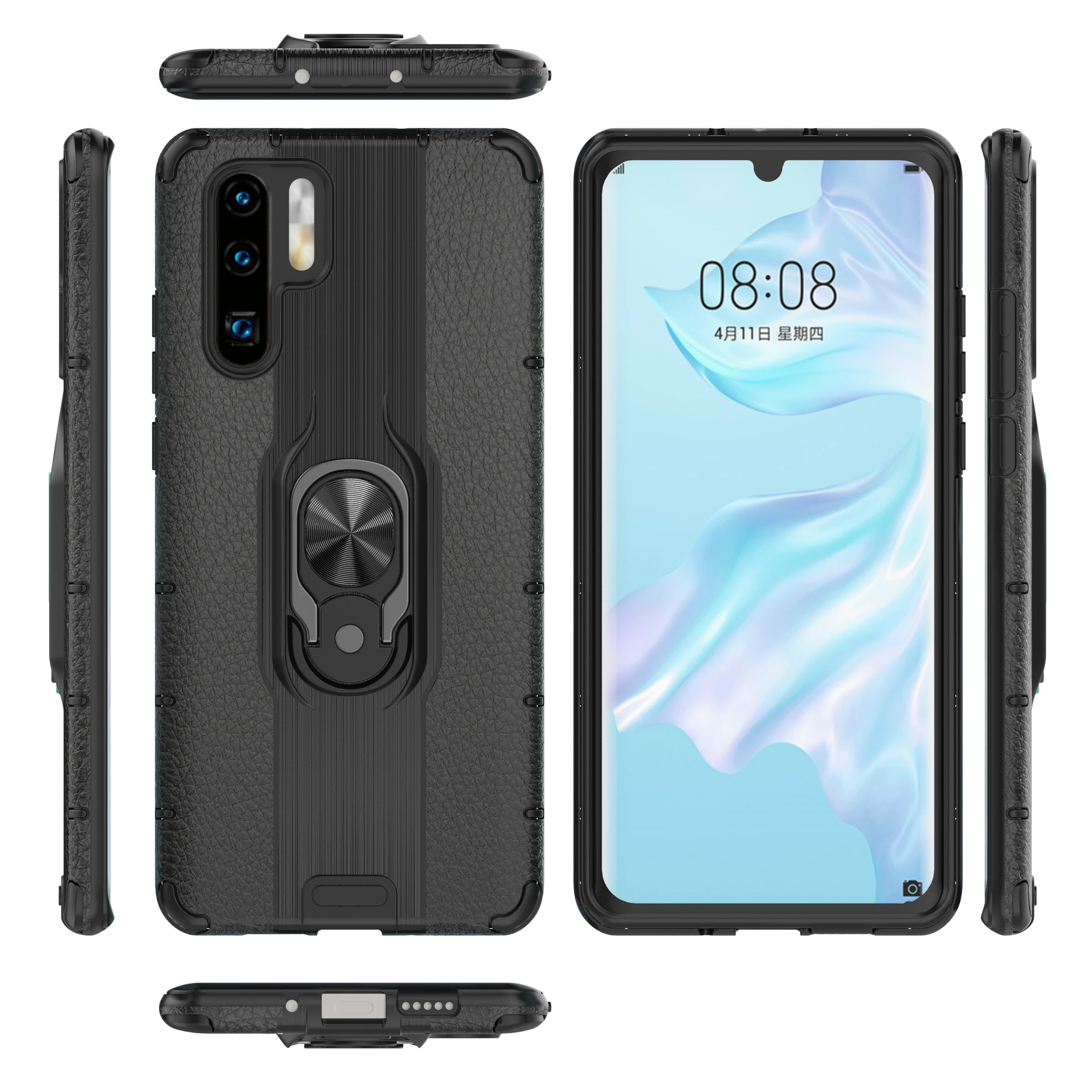 Кожаный магнитный противоударный Прочный чехол для huawei P30 Pro Honor 8X Max съемная