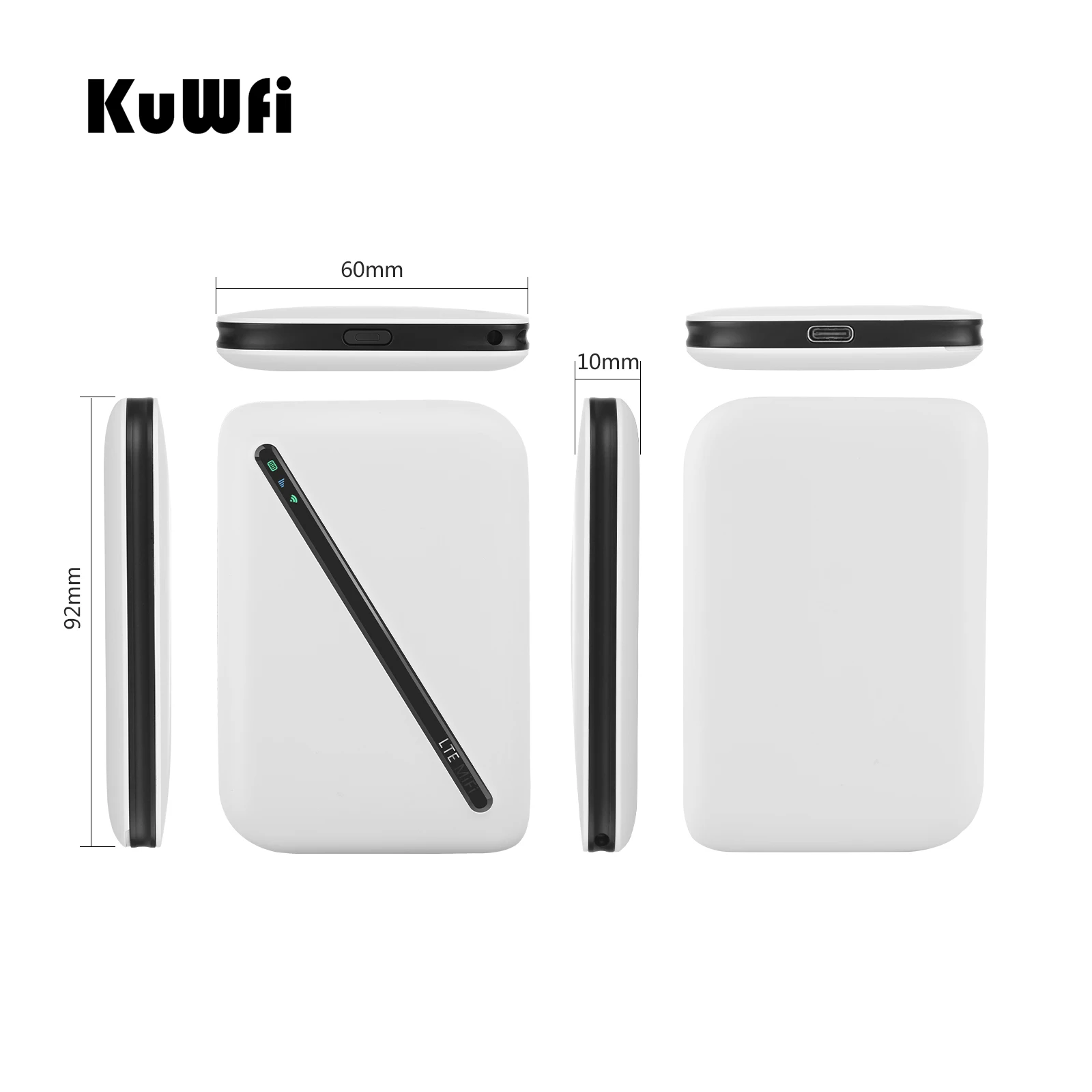 KuWFi wifi роутер150Mbps роутер wi fi с сим картой Мобильное устройство точки доступа Wi-Fi