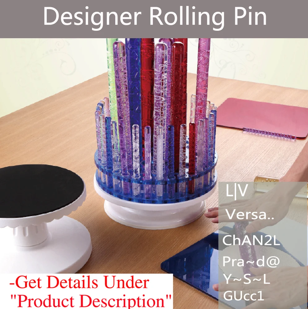 1 шт. дизайнерский узор в текстурированной Скалки форма для выпечки сахар ремесло