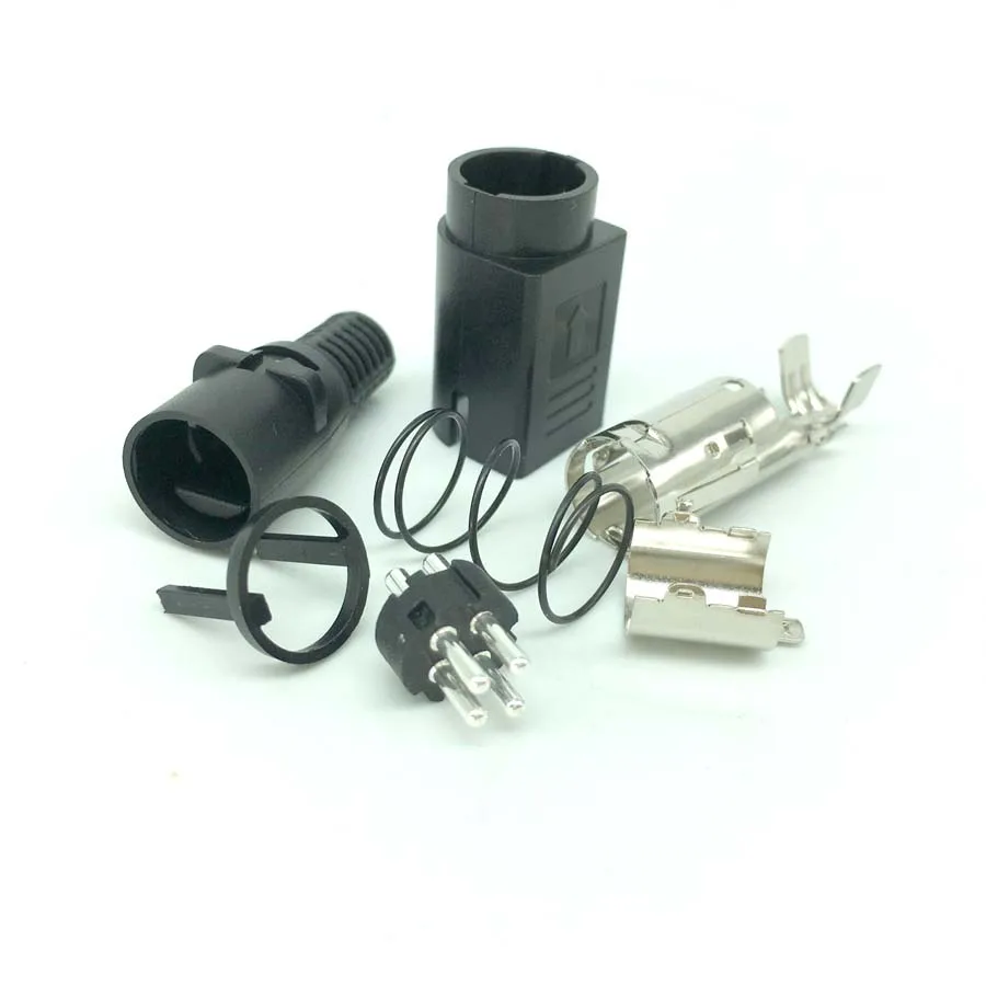 

50PCS High Quality 4 Pin Kycon Power DIN Plug for TFT LCD Flatscreen TV 12/24V DC Supply Adapter Cable Connector