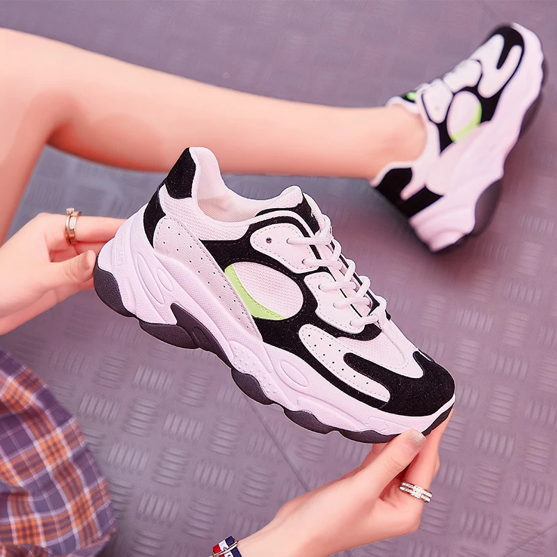 Женская Повседневная обувь в винтажном стиле танцевальный свет дышащие