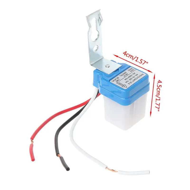 Автоматический выключатель уличного света на день выключения 10А датчик ночного