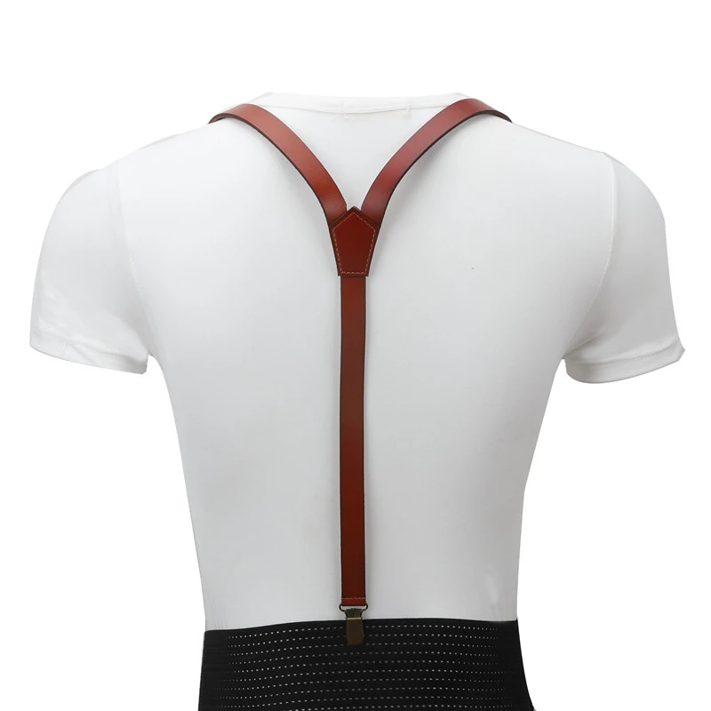 Мужские подтяжки с 3 зажимами в британском стиле винтажные регулируемые из