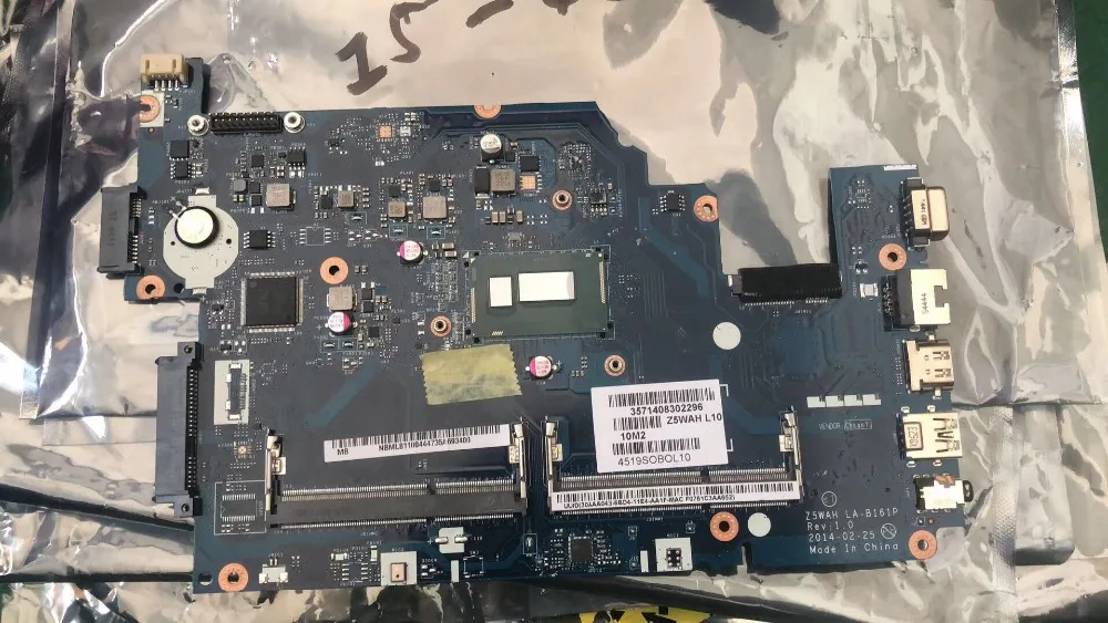 Acer Z5WAH LA-B161P Материнская плата ноутбука para acer aspire E5-531 E5-571 E5-571P NBML811005 NB. ML811.005 SR23Y I5-5200u DDR3L
