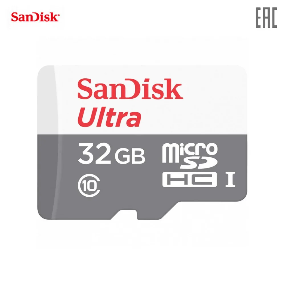 Карта памяти SanDisk Ultra Android microSDHC SDSQUNS-032G-GN3MN 32GB 80MB/s Class 10 | Компьютеры и офис