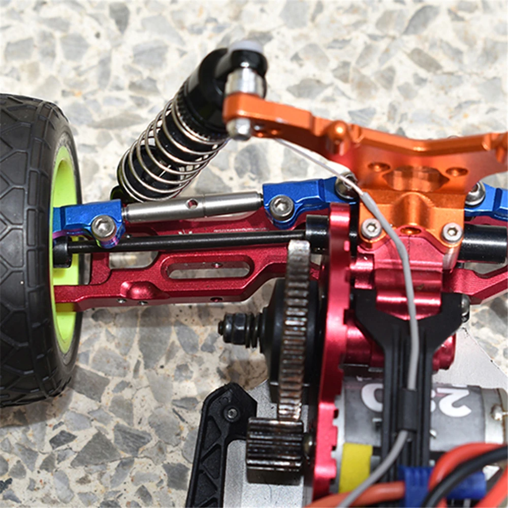 

Aluminum Alloy Feet + Adjustable Stainless Steel Upper Arm Rod for LOSI 1/18 Mini-T 2.0 2WD Stadium Truck