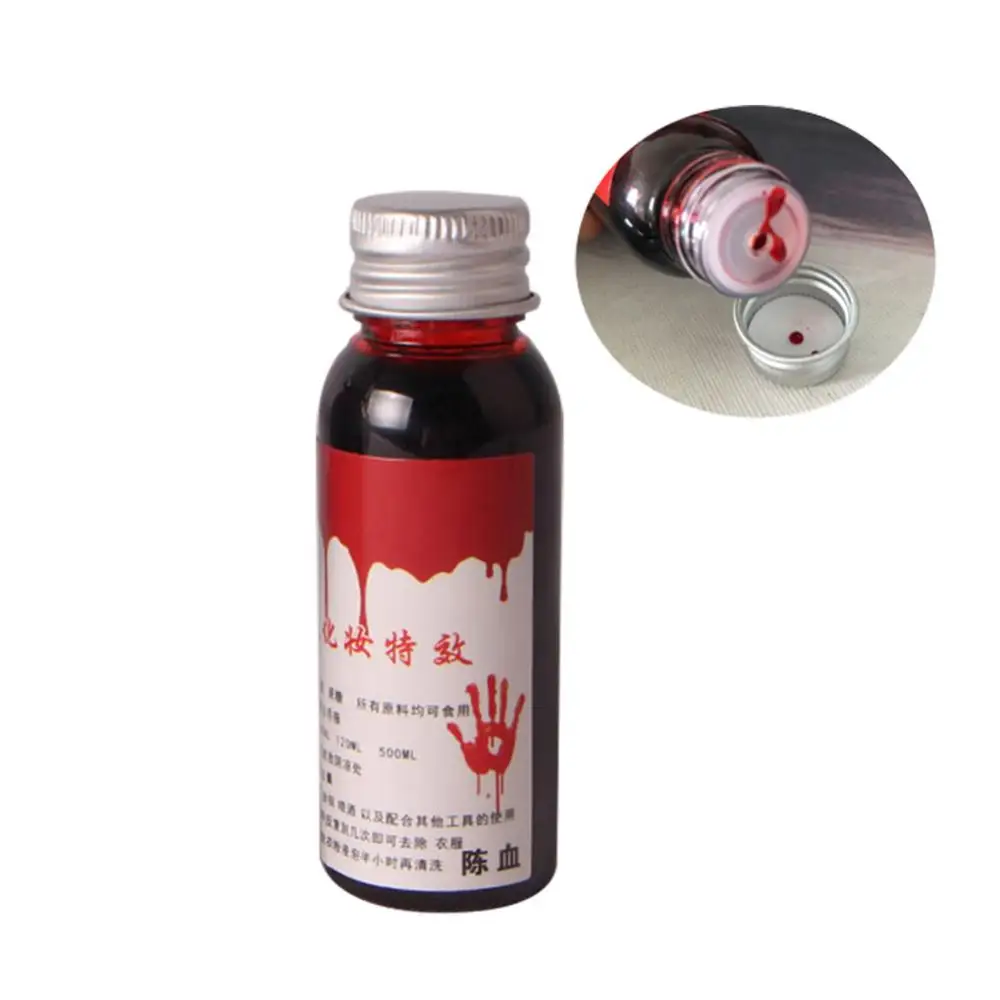 

Hot Sales 30ml Ultra Realistic Fake Blood Halloween Party Decor Human Vampireed Simulation