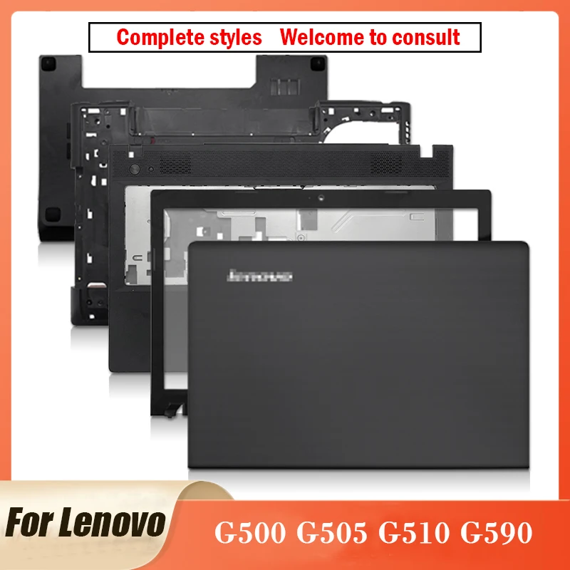 

NEW For Lenovo G500 G505 G510 G590 Series Laptop LCD Back Cover/Front Bezel/Palmrest/Bottom Case Top Cover Black G500 G505 G510