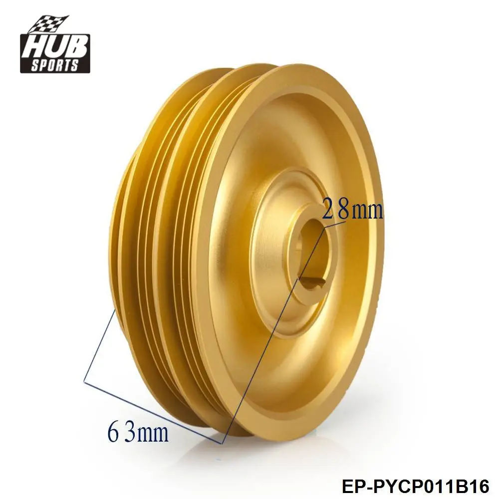 Светильник кое алюминиевое колесо шкива коленчатого вала для Honda Civic 99 00 EK B Series HU