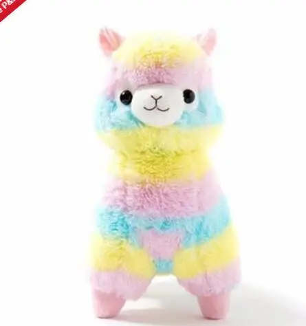 

For Cute Kids Rainbow Alpacasso Kawaii Alpaca Lama Arpakasso Soft Plush Toy Gift