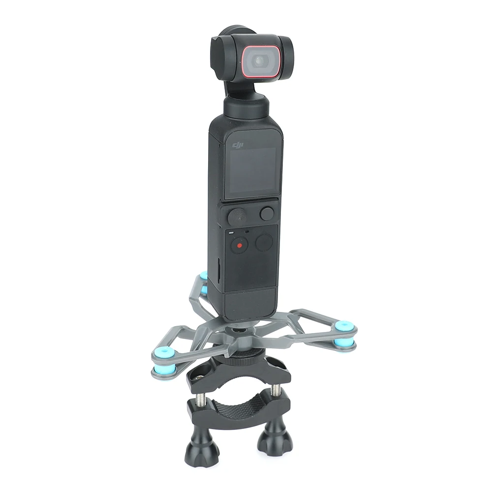 

Motorbike Clip Bike Bicycle Shock absorption Handlebar Mount Holder Adapter Support Bracket For DJI OSMO POCKET / POCKET 2