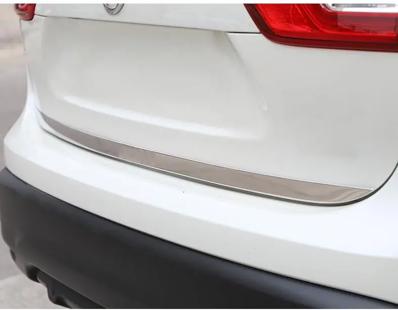 Подходит для Nissan Qashqai J11 из нержавеющей стали задняя крышка двери отделка задний