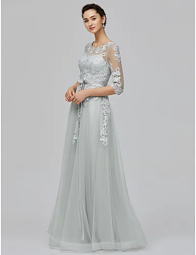 Erosebridal Длинное Элегантное вечернее платье вечерние серые вечерние платья с шнуровкой сзади robe soiree