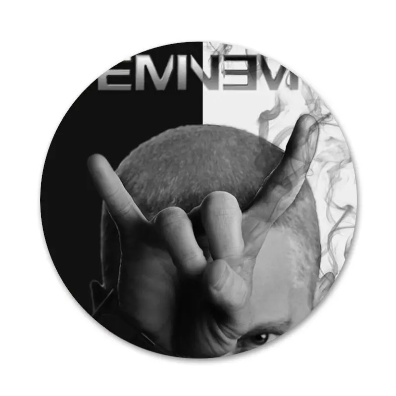 Значок Rapper Eminem брошь заколка аксессуары для одежды рюкзака украшение в подарок |