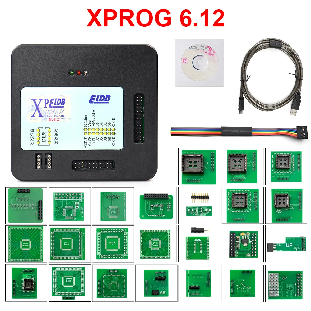 2021 XPROG V6.12 6 17 добавить новое разрешение V5.84 X-PROG м металлическая коробка XPROG-M