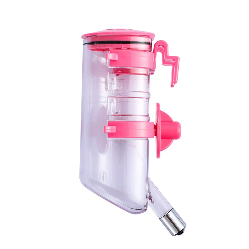 

Wholesale Pet Supplies Hanging Water Bottle Large Capacity Automatic Water Feeder for Dogs Cats 500ML Automatic Dog Feeder