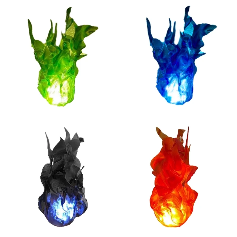 

Halloween Floating Fireball Prop LED Glowing Fireball Ornament for Role Playing Outdoor Indoor Decoration Party Favors