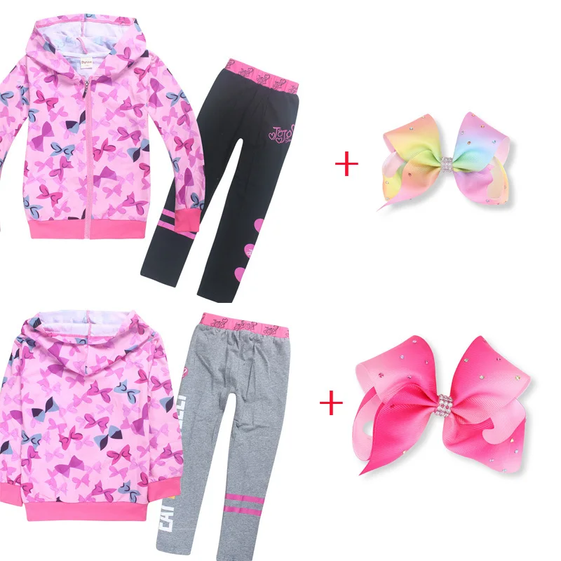 Спортивные костюмы для маленьких девочек верхняя одежда на молнии с длинным